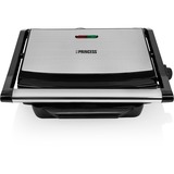Princess 112415 Panini Grill contactgrill Roestvrij staal/zwart