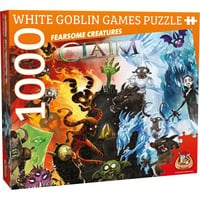 White Goblin Games Claim Puzzle: Fearsome Creatures Puzzel 1000 stukjes