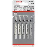 Bosch T 101 BIF Special for Laminate decoupeerzaagblad, 83mm 5 stuks