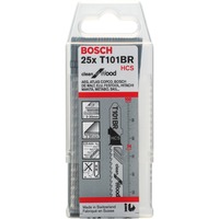 Bosch T 101 BR Clean for Wood decoupeerzaagblad 25 stuks
