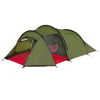 High Peak Falcon 4 tent Groen/rood, 2023 model