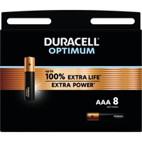Duracell Optimum Alkaline AAA-batterijen 8 stuks