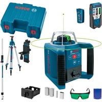 Bosch BOSCH GRL 300 HVG +BT +RC +LR +GR KOFFER roterende laser Blauw