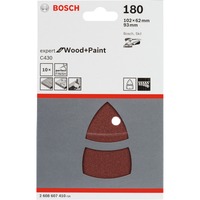 Bosch Schuurpapier EfWP,102x62mm,K180 