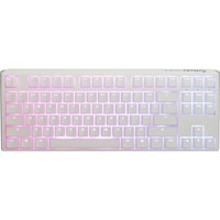 Ducky One 3 RGB TKL White, gaming toetsenbord Wit/zilver, BE Lay-out, Cherry MX RGB Brown, RGB leds, TKL, ABS