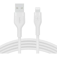 Belkin BOOSTCHARGE Flex USB-A-kabel met Lightning-connector Wit, 2 meter