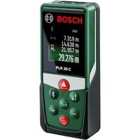 Bosch PLR 30 C afstandsmeter Groen/zwart, Bluetooth, bereik 30 m, Retail