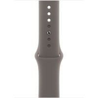 Apple Sportbandje - Klei (45 mm) - M/L armband Donkergrijs