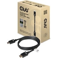 Club 3D Ultra High Speed HDMI kabel Zwart, 2 meter, 4K 120Hz, 8K 60Hz, 48Gbps