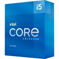 Intel® Core i5-11600K, 3,9 GHz (4,9 GHz Turbo Boost) socket 1200 processor "Rocket Lake", unlocked, Boxed