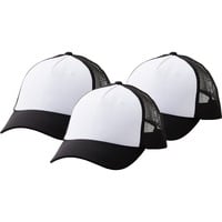 Cricut Trucker Hat pet Zwart/wit, 3 stuks