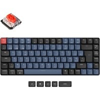 Keychron K3 Pro-H1, toetsenbord Zwart, BE Lay-out, Gateron Low Profile Mechanical Red, RGB-leds, 75%, Double-shot ABS, Hot-swappable, Bluetooth
