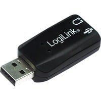 LogiLink UA0053 Audio Adapter 5.1 geluidskaart Zwart